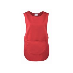 PREMIER PR171 belebújós női kötény piros -2XL()