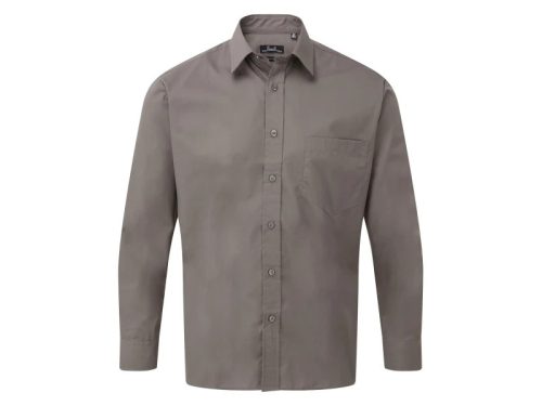 PREMIER PR200 férfi pamut ing hosszúujjú sötétszürke -2XL/3XL()