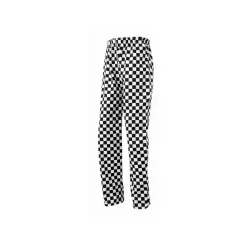   PREMIER PR553 unisex szakácsnadrág fekete-fehér kockás -XS()